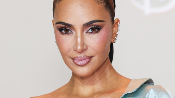 Kim Kardashian Put a Structural Spin on the Classic Chignon—See the Photos
